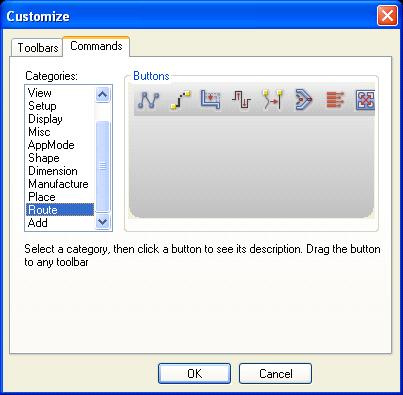 Lesson 1 User Interface Controlling the Toolbars View - Customize Toolbar You can customize the toolbar by selecting View - Customize Toolbar from the menu bar.