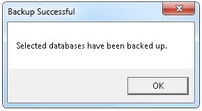 5. If you want to rebuild the SQL Server indexes, in the Database Selection section, select the databases you want to back up and click Rebuild Indexes during backup process. 6. Click.
