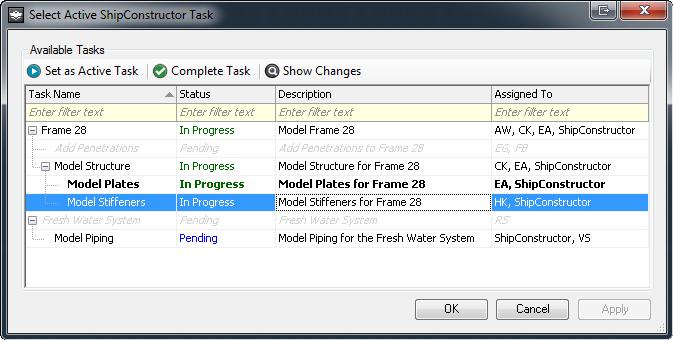 To Reopen a complete ShipConstructor Task 1. 2. 3.