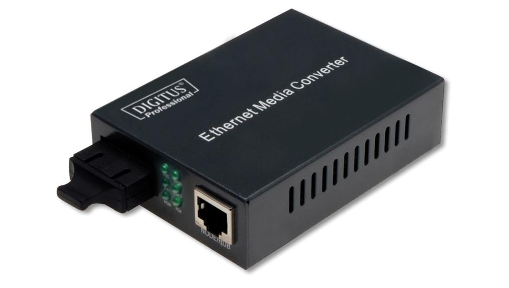 The bridge media converter is designed with a switch controller and buffer memory that connects two types segments operation smoothly.