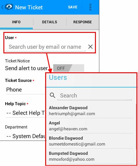 Ticket notice: If enabled, an alert will be sent to the user regarding the ticket created on his/her behalf. Ticket Source: The source via which the ticket was raised.