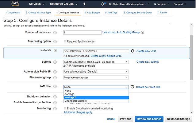 Using veos Router on the AWS Platform 9. Select an instance type that meets the requirements for the veos Router instance. The supported instance types are: C4.large C4.xlarge C4.2xlarge R4.