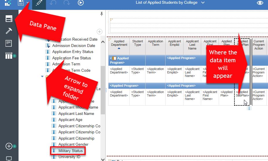Begin Editing a Report In Cognos Analytics users can edit a report straight from the Welcome screen or from where they are viewing the report. Practice editing from the viewing screen. 1.