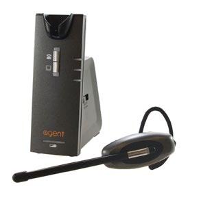 The agent W880 The agent W880 a single sided wireless DECT headset designed for intensive use in and around the workstation.
