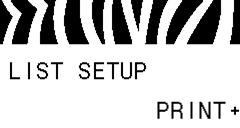 Preparing the Printer for Use 7. To verify that the media and ribbon are loaded correctly, print a printer configuration label. a. On the control panel, press SETUP/EXIT.