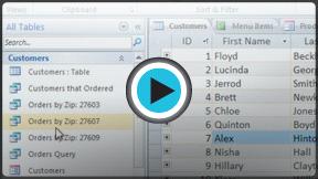 In this lesson, you will familiarize yourself with the Access environment, including the Ribbon, the Backstage view, the Navigation Pane, the Document Tabs bar, and the Record Navigation bar.
