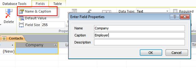 n. Right-click on the Jobs tab and select Close to close the table Task 2 Modify the Contacts table In addition to adding tables to a template, you often need to modify existing tables.