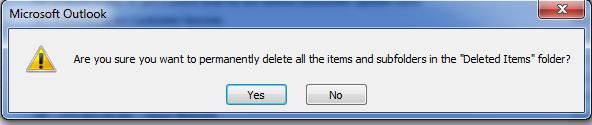 Step 2: A warning dialog box comes out. Just click the Yes button to exit this dialog box.