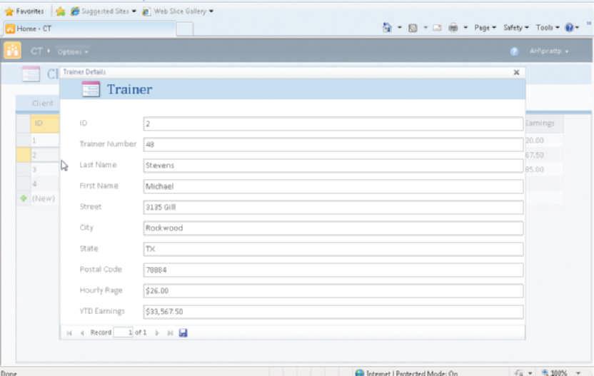 AC 626 Access Chapter 10 Administering a Database System If you click the Trainer tab and then