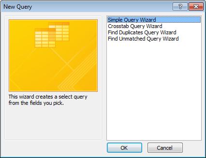 Access 2010 Intermediate Page 10 With the Simple Query Wizard selected, click on the