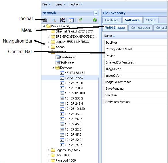 Using the File Inventory Manager window 243 File Inventory Manager window The following table describes the parts of the File Inventory Manager window Table 33 Parts of the File Inventory Manager