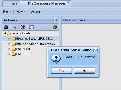 Managing files 277 Step Action 1 Open the File Inventory manager 2 Select