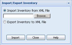 Exporting a device 317 3 Click the Browse button to select the path of the xml file 4 Click Import The COM imports the devices and auto refreshes the inventory table Exporting a device Perform the