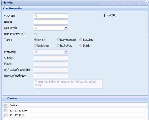 Managing VLANs for MSTP 59 4 Insert values or select options in the option boxes 5 Click Save Deleting a VLAN in Multiple Spanning Tree Perform the following procedure to delete a VLAN in Multiple