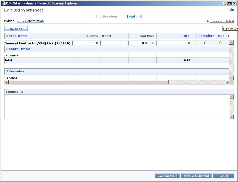 The Scope Items and associated Cost Code distribution are set in the Contract Template.