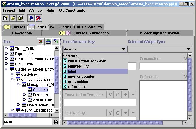 Figure 10 - Selecting the label slot to supply the display name of Scenario instances II.5.1.2.