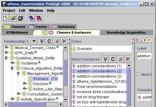 Finding References to Classes, Slots, or Instances throughout the Knowledge Base A class or an instance may be used in one or more places in the