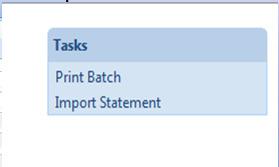 You can also print the batch under Tasks Export Checks Allows you to create files for payroll and vendor checks to send to the trustee Very few