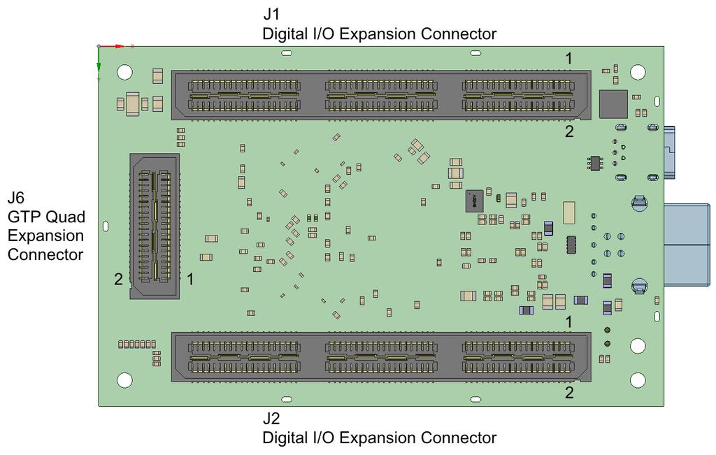 EFM0 connectors on top Figure :