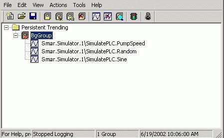 Introduction to Persistent Trending Configuring the Persistent Trending OLE Automation Server The Persistent Trending OLE automation server can be easily configured to request data from various OPC