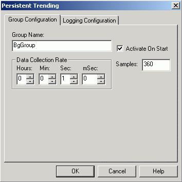 Introduction to Persistent Trending Help Menu Groups The Help menu commands are listed in the table below.