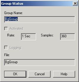 Introduction to Persistent Trending Group Status Dialog Box Tags The Unified Browser enables multiple-tag connections in Persistent Trending.