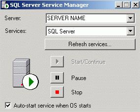 Chapter 8 INTRODUCTION TO DATABASE UPSIZING Auto-Starting the SQL Service You can upsize your TrendWorX Logger databases from Microsoft Access (.