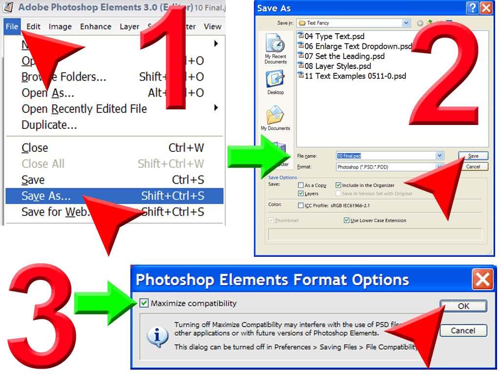 9. SAVE AS PSD. It is always better to save the file as a Photoshop Graphic (PSD) before you complete your work.