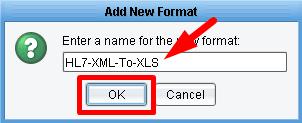 Select the Target Transform stage. Here we ll want to map our new XML representation of HL7 onto an Excel spreadsheet.
