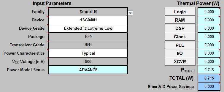 3 Early Power Estimator for Intel Stratix 10 Graphical User Interface For example, you may enter a Pin Clock Frequency value manually for some I/O modes, while in other I/O modes Pin Clock Frequency