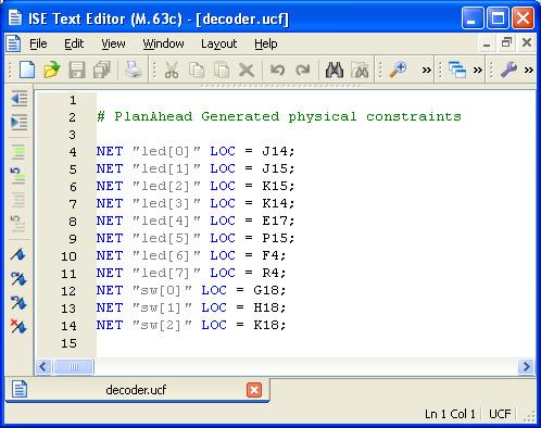 In the ISE Project Navigator Design - Hierarchy window expand the decoder and you should see the new decoder.