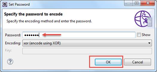 For the password, provide testpwd (case sensitive) and click "OK" Note: this simply