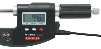function Zero-position is secured operating error is not possible the digital micrometer micromar 40