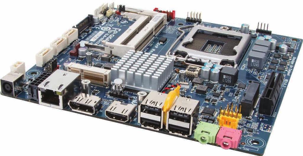 THIN MINI-ITX MOTHERBOARDS GA-B75TN 10x Super Speed The Thin Mini-ITX Board for Business Applications 3rd generation Intel Core Processors, up to 77W TDP Intel B75 chipset Supports SBA Supports