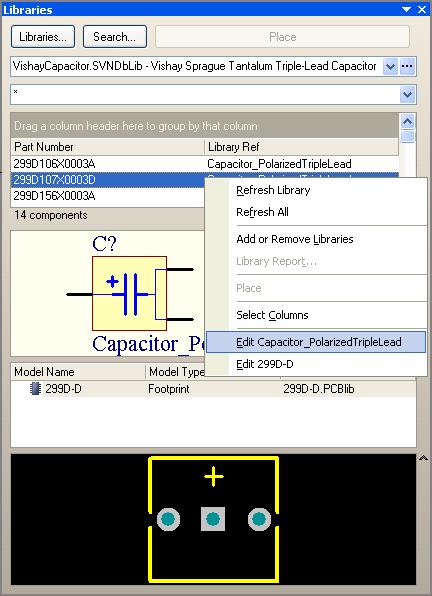 Use the library Editor's File» Open command to browse to and open, the required library in the local work space. Drag-and-drop the library file from Window Explorer directly into Altium Designer.