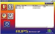 utility allows AUPS status monitoring and configuration ability.