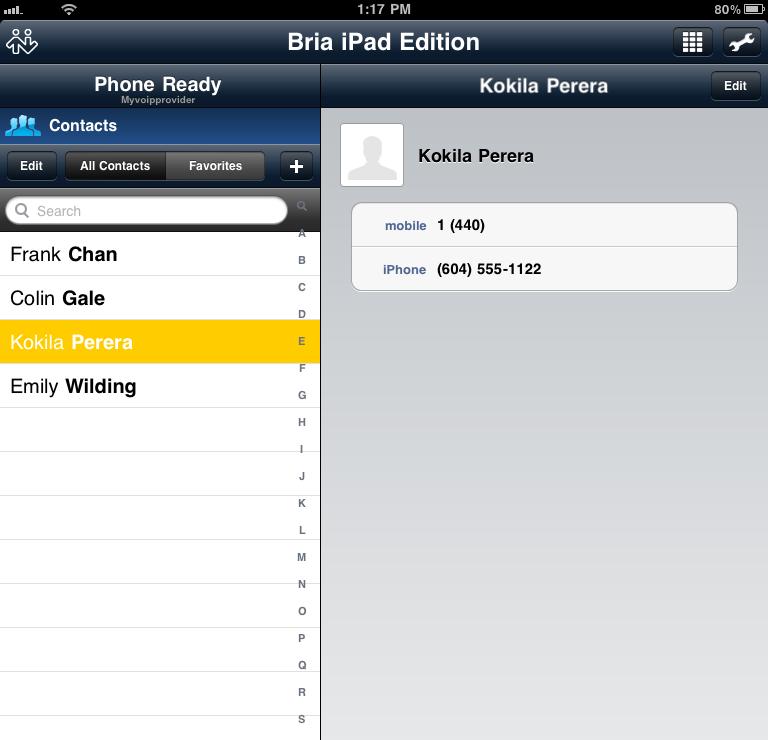 Bria ipad Edition User Guide 3.