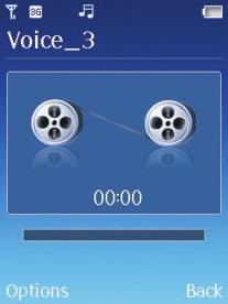 For further details on the voice recorder click here Saved sounds Select Saved sounds You now have access to all the saved sound files in Multimedia Video & Sounds Scroll through the sound files you