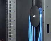 Overhead Cable Management Allows users to route cables on top of the
