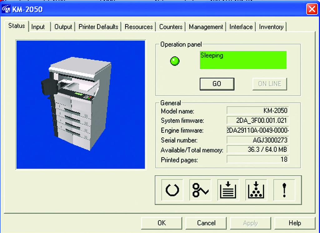 NETWORK/PRINT Standard Network and Print Capabilities to Enhance Productivity Print speeds of 20 letter size sheets per minute for the CS-2050 and 16 letter size sheets per minute for the CS-1650