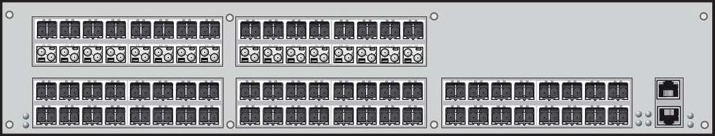 18 - Orion XC, 80 port KVM switch, 48 CATx,32 Fiber, 2U Fig. 7 - Orion XC, 8 port KVM switch, Fiber, 1U Fig. 19 - Orion XC, 64 port KVM switch, 48 CATx, 16 Universal, 2U Fig.