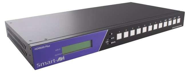 HDR-8X8-Plus User Manual HDMI 4K 8x8 Switch Matrix Connect up to eight different HDMI