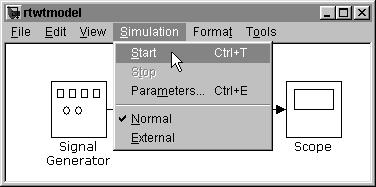 3 Basic Procedures Running a Nonreal-Time Simulation You use Simulink in normal mode to run a nonreal-time simulation. Running a simulation lets you observe the behavior of your model in nonreal-time.