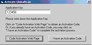 5. Enter fields (all are required): CD Key: Verify that your CD Key matches the type of license under which GlobalScan is operating,