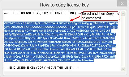 3) You will receive a license key through e-mail as soon as the purchase process is complete. You can also request the license key by using the Request License Key button in about dialog.