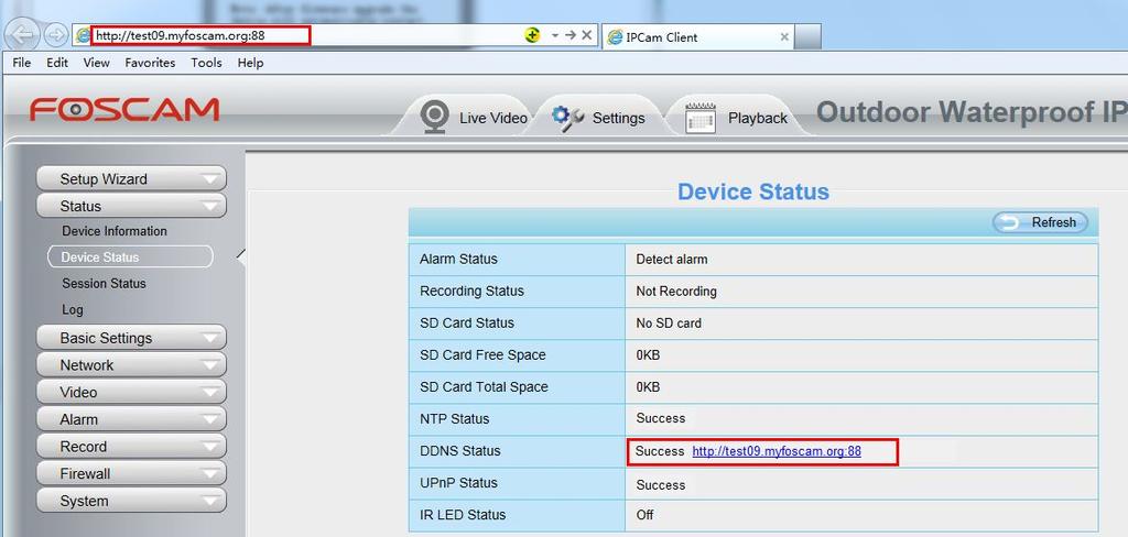 Use DDNS domain name and port to login Make sure each camera you need add could login with