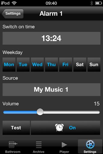 Revox Joy S232 App Operating manual Alarm clock A Revox Joy has two alarm clocks.