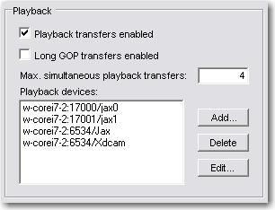 Configuring Interplay Transfer Engine You must update the settings and re-start the Interplay Transfer Engine to support the Telestream Playback Service before you can start using it.