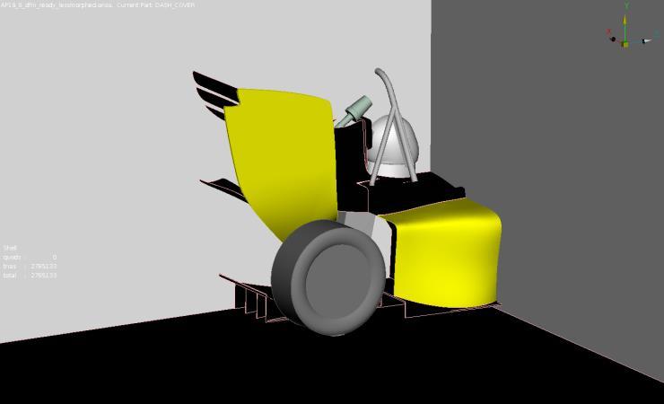 2.2. Cutting Plane For the analysis of the rear wing and the diffuser an approach for extensive mesh reduction has been developed.
