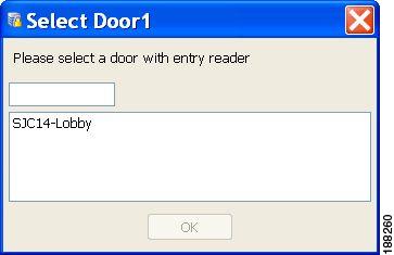 Configuring Two-Door Policies Chapter 11 Time Interval (sec): Enter the maximum time, in seconds, that a user is allowed between accessing the first door and the accessing the